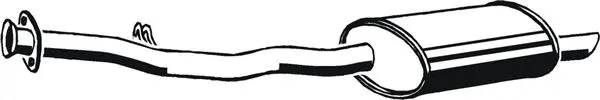 Toba finala esapament potrivit BMW 3 (E36) 1.6 09.93-05.99