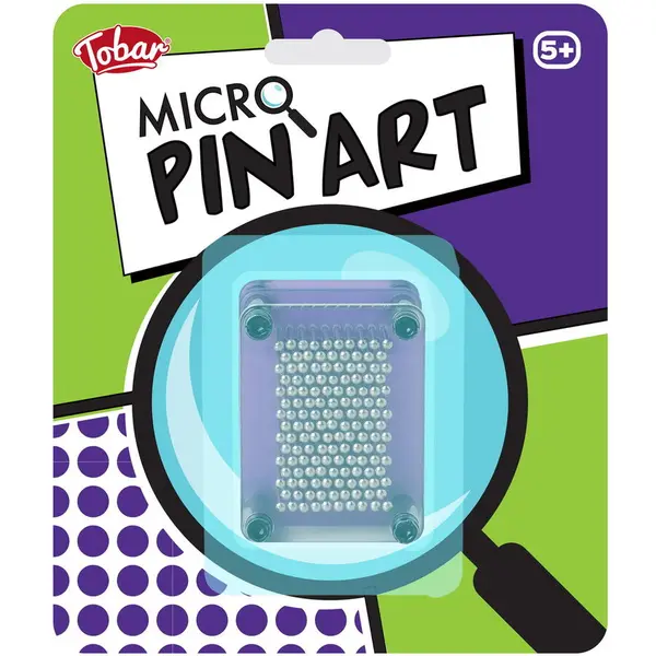TOBAR Micro pin art, Joc stimulare imaginatie, Varsta recomandata: 5 ani+