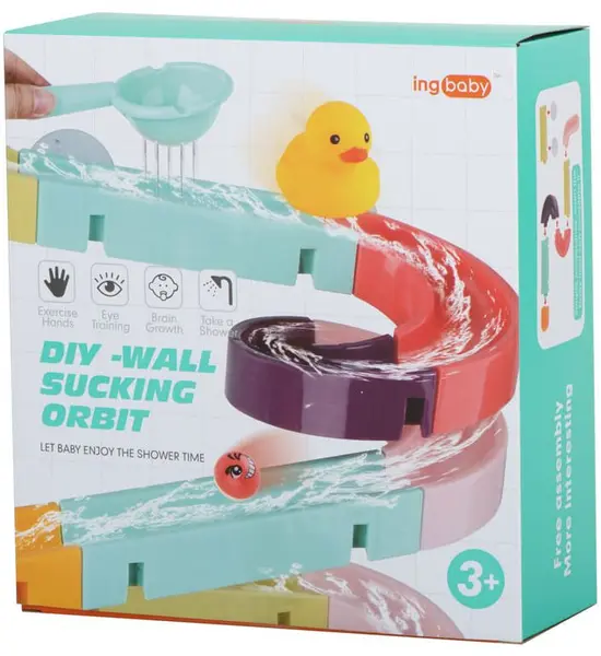 Tobogan de baie Raya Toys – Orbit, modular, cu accesorii