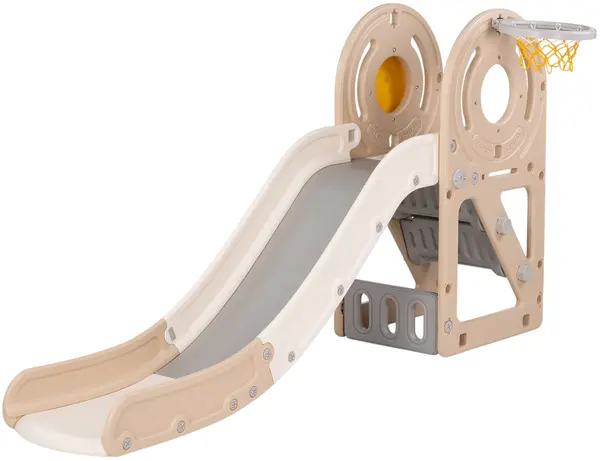 Tobogan pentru copii Chipolino - Rață, 170 cm, bej