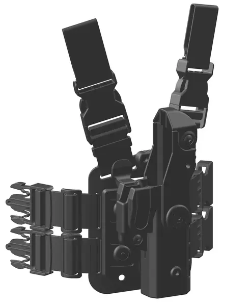 Toc Pistol CZ P-09 Level 3 + Platforma Picior | DESIGN TECH - STANGA