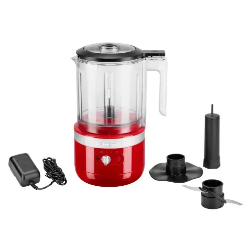 Tocator fara fir KitchenAid 5KFCB519EER, 1.18 l, 2 viteze (Rosu)