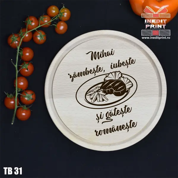 Tocator personalizat Zambeste,iubeste si gateste TB31