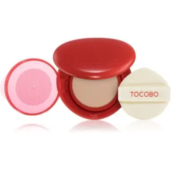 TOCOBO Apple Dewy Fit Cushion burete cu machiaj de lungă durată SPF 50+