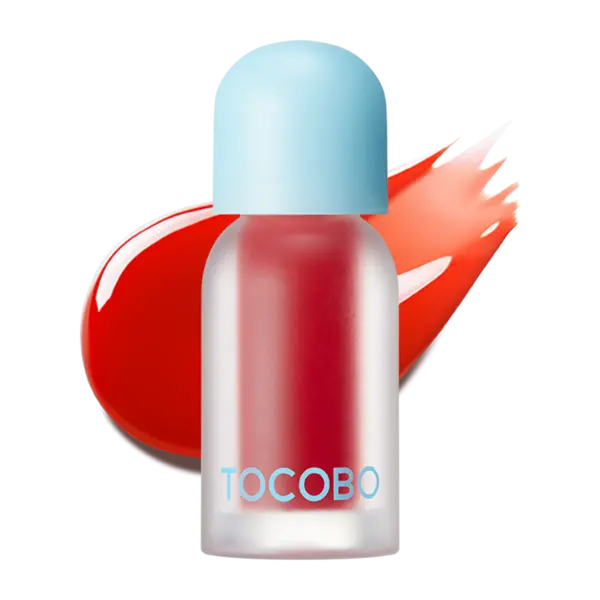 TOCOBO - Balsam de buze cu fructe de pădure, Juicy Berry Plumping Lip Oil - 5g - #01 Chill Red
