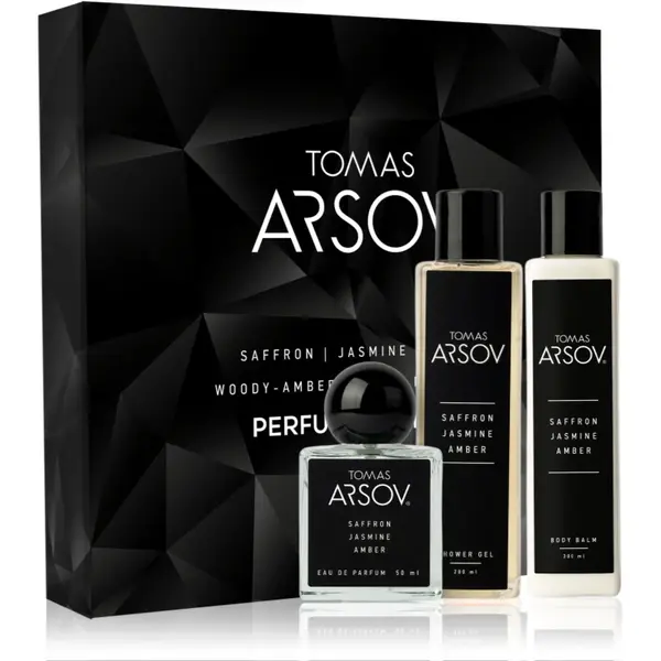 Tomas Arsov Saffron Jasmine Amber Parfume Gift Set set cadou unisex 3 buc