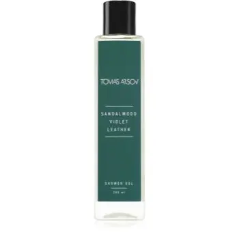 Tomas Arsov SANDALWOOD VIOLET LEATHER Shower gel gel parfumat pentru duș cu efect de hidratare