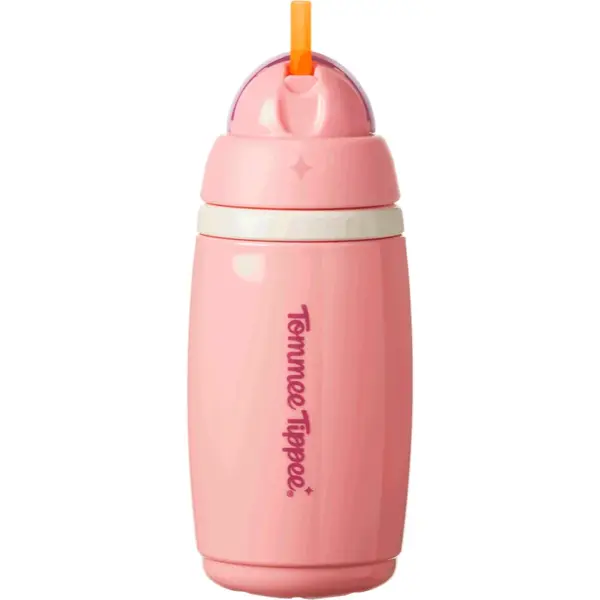 Tommee Tippee Active Cup ceasca cu pai Pink 12m+ 1 buc