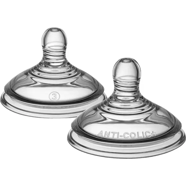 Tommee Tippee Advanced Anti-Colic tetină pentru biberon Fast Flow 6m+ 2 buc