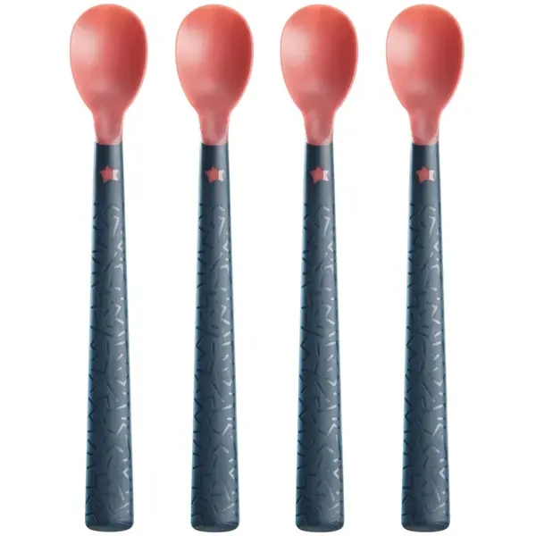 Tommee Tippee Heat Sense linguriță cu senzor de căldură 4m+ 4 buc