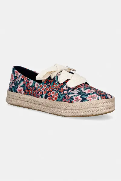Toms espadrile pentru femei CAROLINA LACE UP