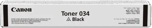 Toner Canon 034B, acoperire aprox. 12000 pagini (Negru)