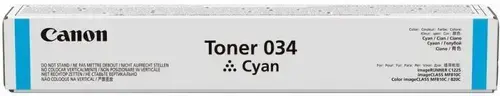 Toner Canon 034C, acoperire aprox. 7300 pagini (Cyan)