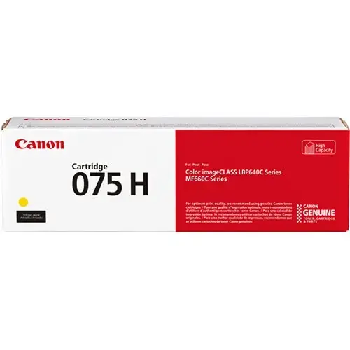 Toner Canon 075HY, 2.500 pagini (Galben)