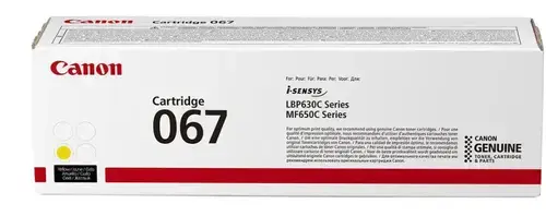 Toner Canon CRG-067Y, acoperire 1200 pagini (Galben)