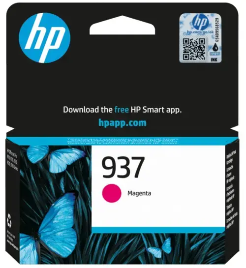 Toner Cerneala HP 937 (4S6W3NE), Magenta, 800 pagini