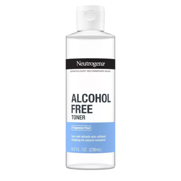 Toner de Fata, Neutrogena, Contribuie la Hidratarea si Luminozitatea PIelii, Non-Comedogenic, Hipoalergenic, fara Alcool, 236ml