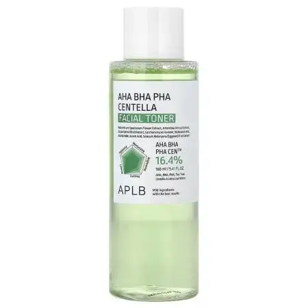 Toner facial AHA BHA PHA Centella, 160ml, APLB