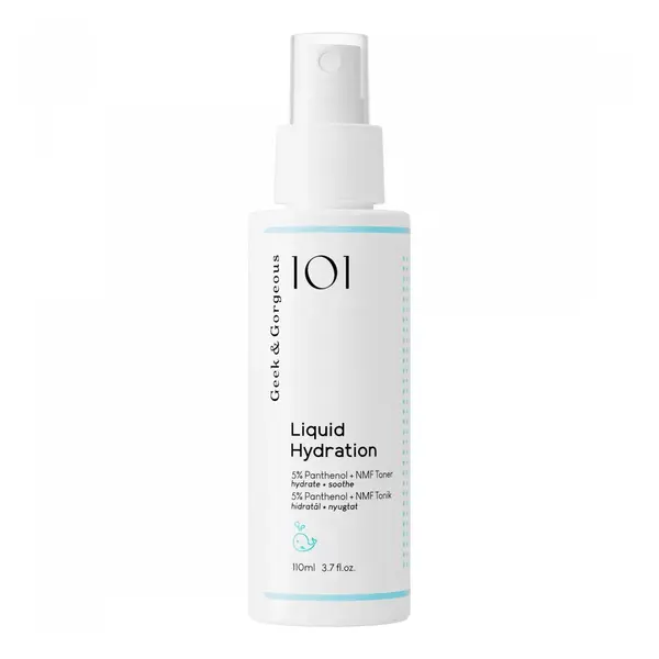 Toner facial hidratant Liquid Hydration, 110 ml, Geek & Gorgeous