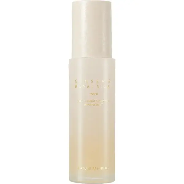 Toner hidratant pentru fata cu efect antirid Ginseng Royal Silk, 130ml, Nature Republic