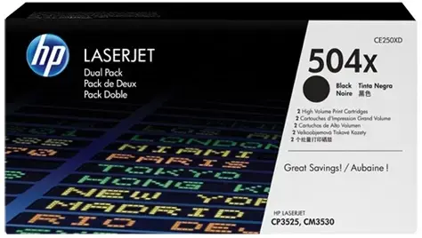 Toner HP CE250XD (Negru) - Pachet dublu