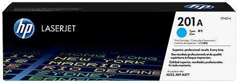Toner HP LaserJet 201A, 1400 pagini (Cyan)