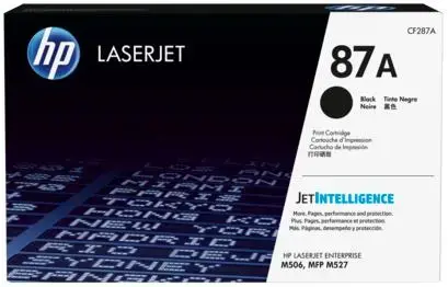 Toner HP LaserJet 87A, 9000 pagini (Negru)