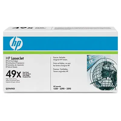 Toner HP Q5949XD (Negru - pachet dublu)