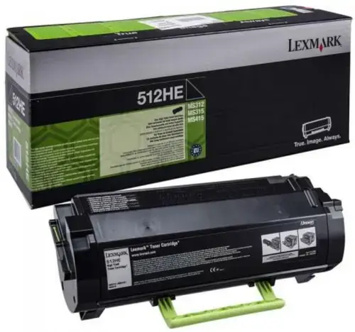 Toner Lexmark 51F2H0E, acoperire aprox. 5000 pagini (Negru)