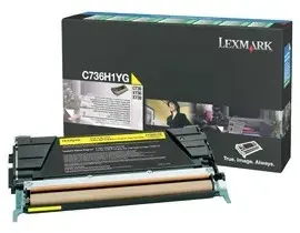 Toner Lexmark C736H1YG (Galben - de mare capacitate - program return)