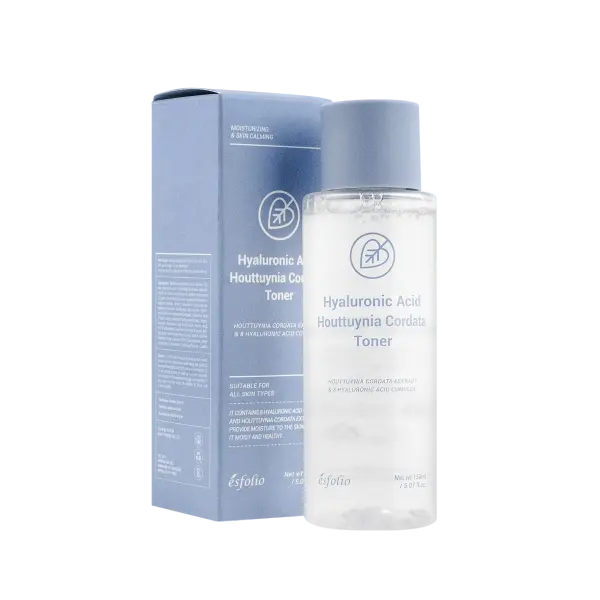 Toner pentru fata cu Acid Hialuronic si Houttuynia Cordata, 150ml, Esfolio