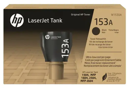 Toner reincarcabil HP 153A acoperire 2500 pagini (Negru)