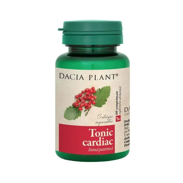 Tonic cardiac, 60 comprimate, Dacia Plant