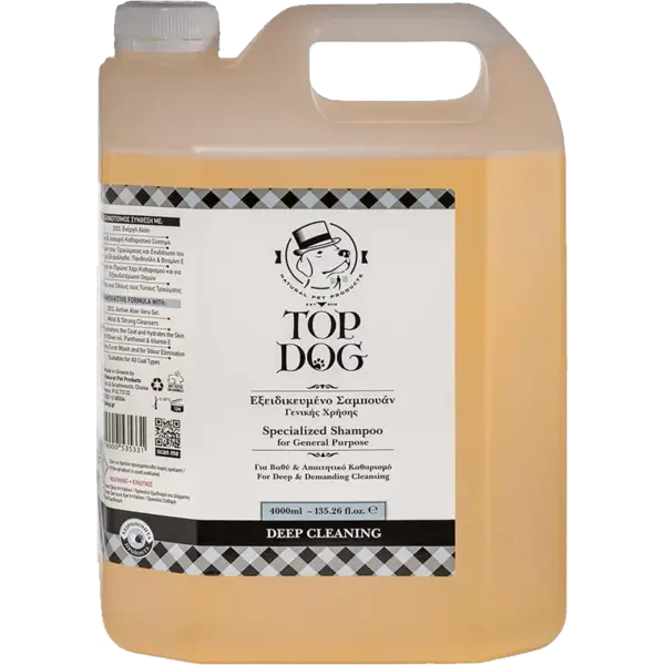 Top Dog Deep Cleaning sampon - 4 lt
