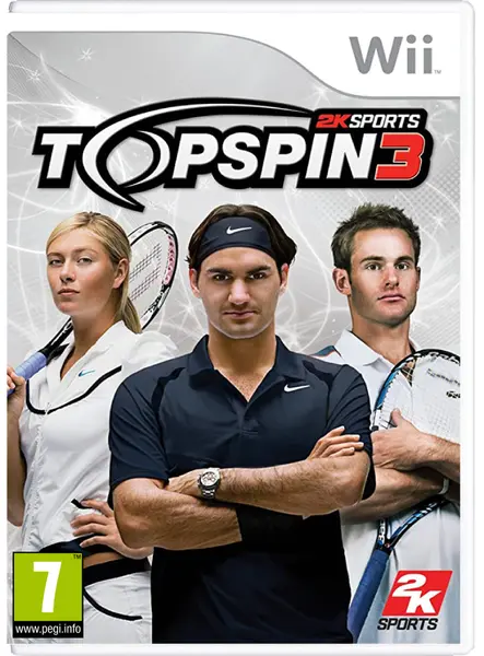 Top Spin 3 + 2 Racquets PlayStation 3|Wii|Nintendo DS