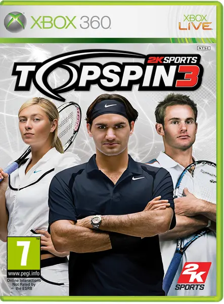 Top Spin 3 XBOX 360