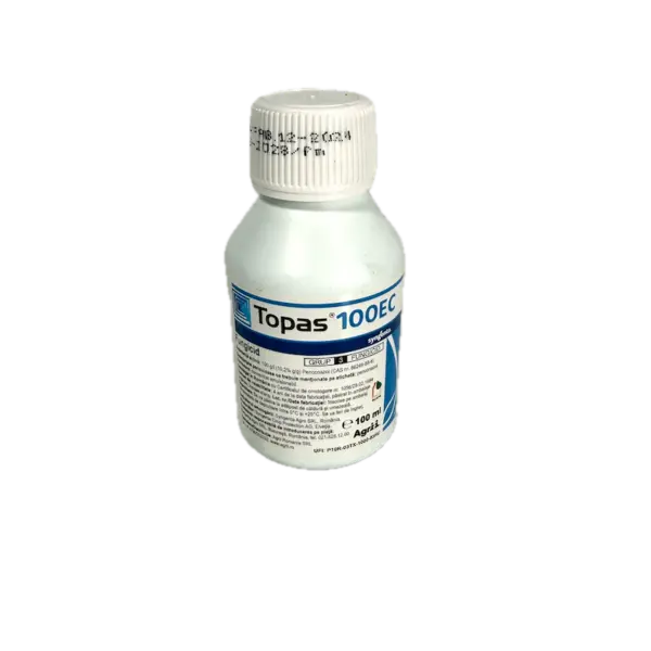 Topas 100EC 100 ml, fungicid sistemic local, Syngenta, fainare (vita de vie, arbusti fructiferi, ardei, capsun, castraveti, dovleac, mar, pepene, tomate, trandafiri) - Default Title