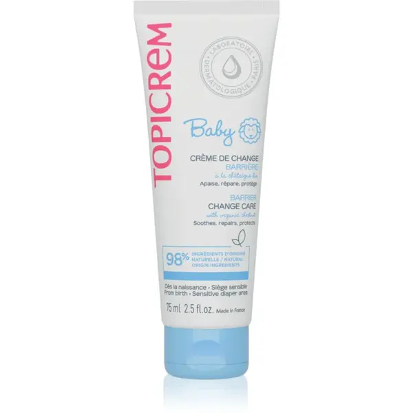 Topicrem BABY Barrier Change Care cremă de protecție împotriva petelor inflamate 75 ml