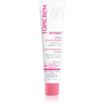 Topicrem Hydra+ Light Radiance Cream Crema hidratanta pentru zi pentru piele sensibila normala-combinata