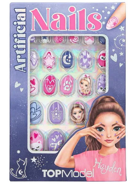 Topmodel Artificial Nails Beauty And Me Pink And Purple