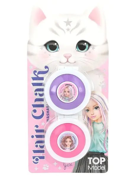 Topmodel Hair Chalk Set Beauty And Me Purple And Pink Or Pink And Blue Random