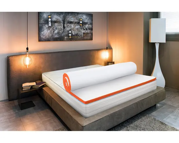 Topper Bedora Flexo 160x200 cm, tare, 8 cm, husa detasabila, lavabila, antialergica