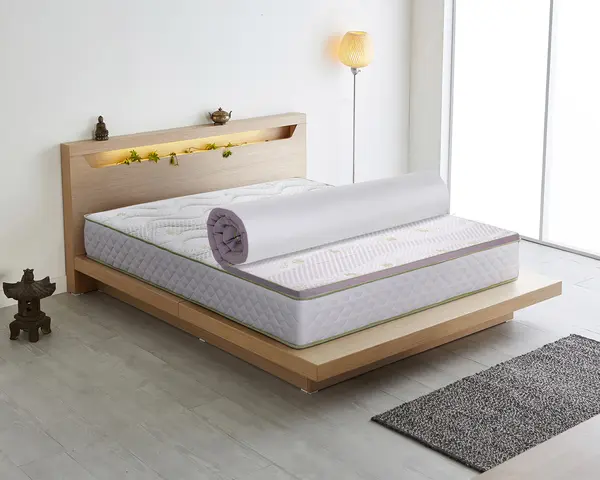 Topper Bedora Vienna Aloe Vera 7 zone 180x200 cm, memory cool gel, moale, 5 cm, husa detasabila, lavabila, antialergica
