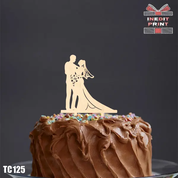 Topper Tort Miri TC125 Lemn natur, 10x15cm