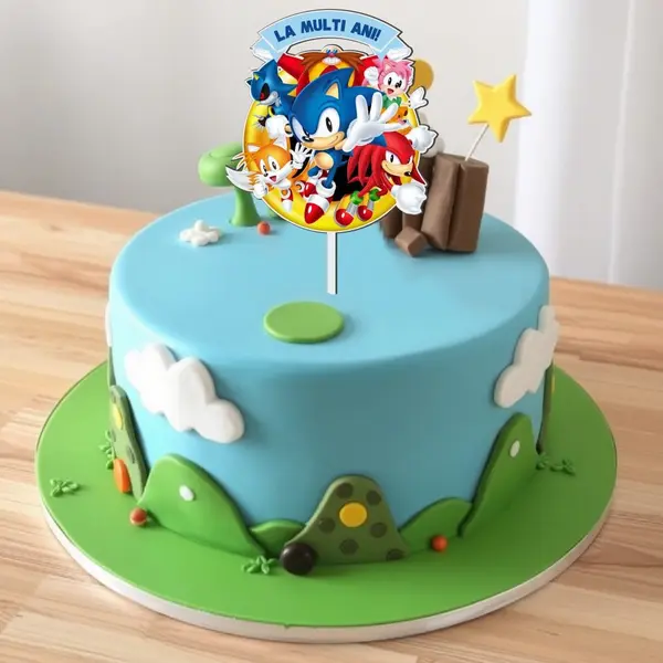 Topper Tort Sonic, rezistent si reutilizabil
