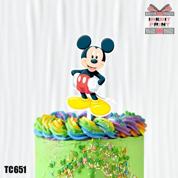 Topper tort UV TC651 16X8cm, MDF