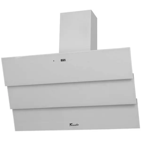 Tornado Hota decorativa Tornado Megas 1200 (90) LED, clasa A, 1 motor Turbo, latime 90 cm, 4 viteze, alb
