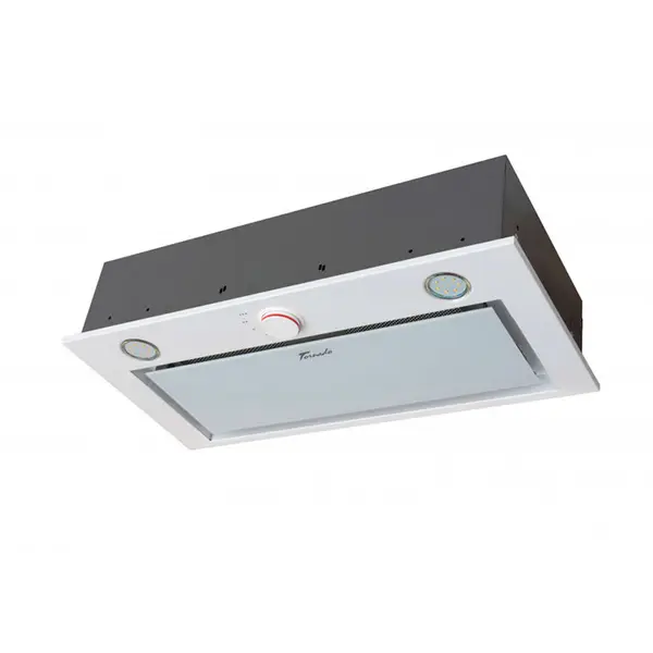 Tornado Hota Incorporabila Tornado Modul Glass 750 (60), 1 motor, latime 60 cm, 3 viteze, absorbtie 750 m3/ora, Alb