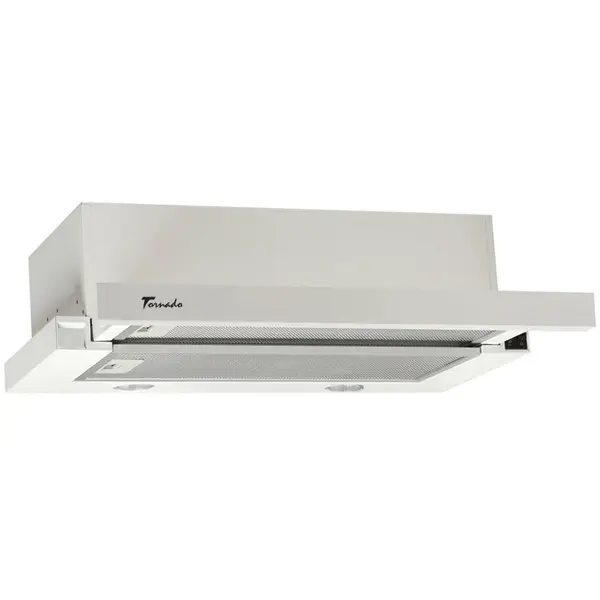 Tornado Hota Telescopica Incorporabila Tornado Storm 700 (50), 1 motor, latime 50 cm, 3 viteze, absorbtie 700 m3/ora, Alb