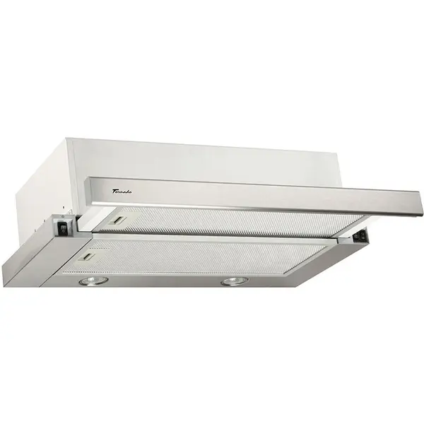 Tornado Hota Telescopica Incorporabila Tornado Storm 700 (60), 1 motor, latime 60 cm, 3 viteze, absorbtie 700 m3/ora, Inox